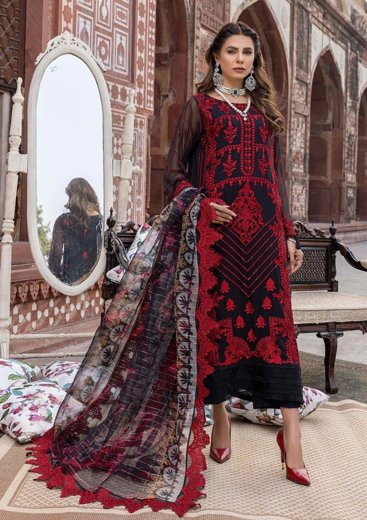 Formal Dress - Charizma - Allure - Chiffon V01 - CAL#1 by Saleem Fabrics PK